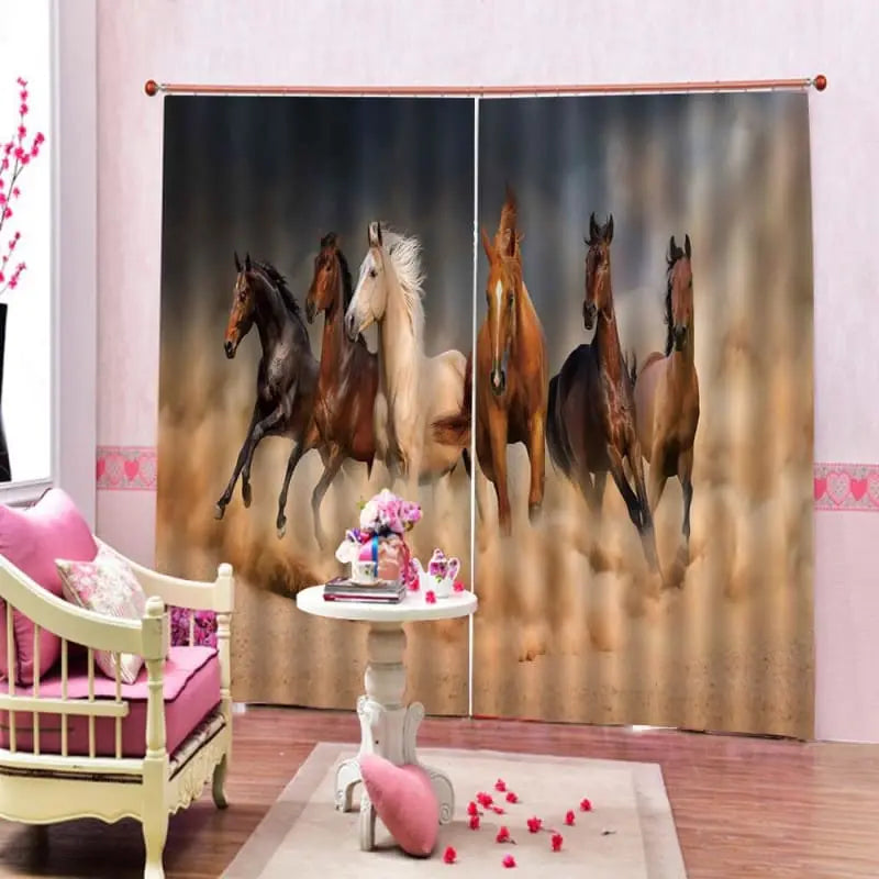 Western horse curtains - Dream Horse