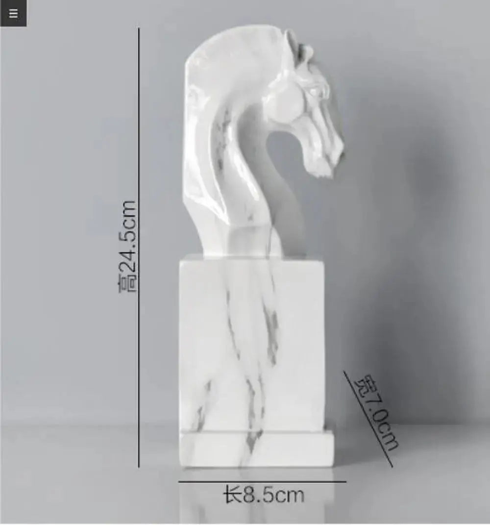 White horse bookends Dream Horse