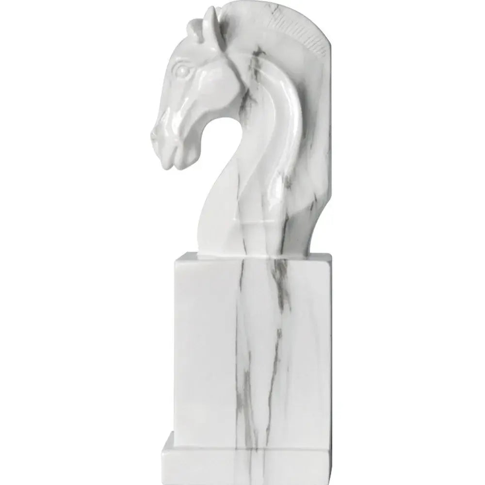 White horse bookends Dream Horse