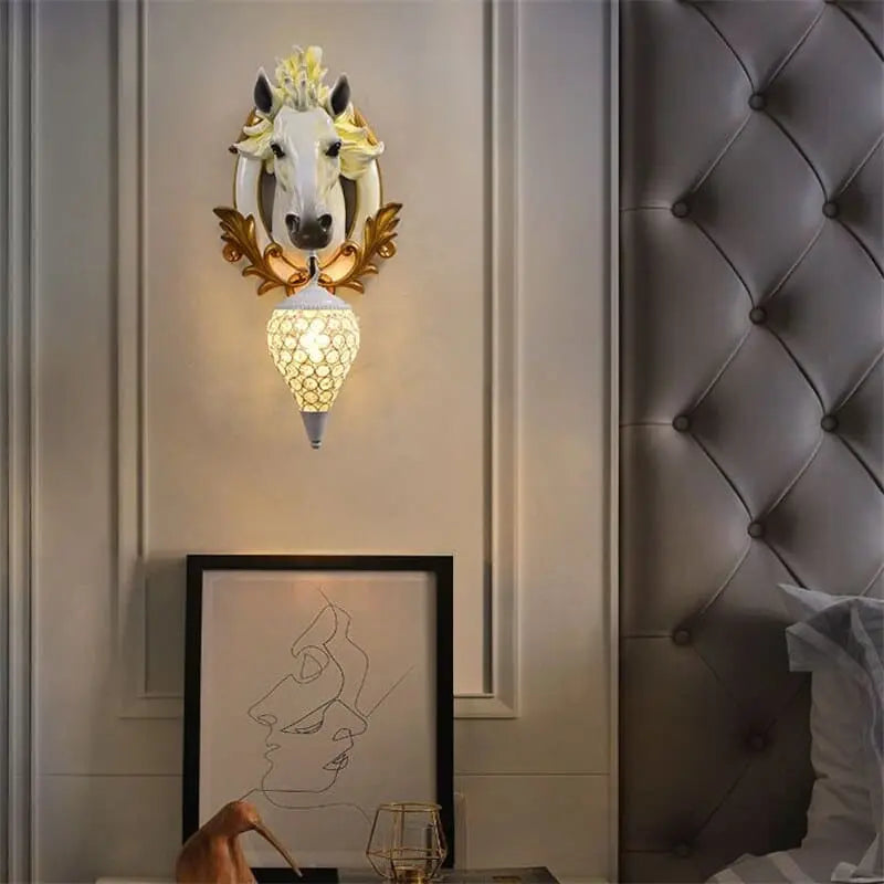 White horse lamp - Dream Horse