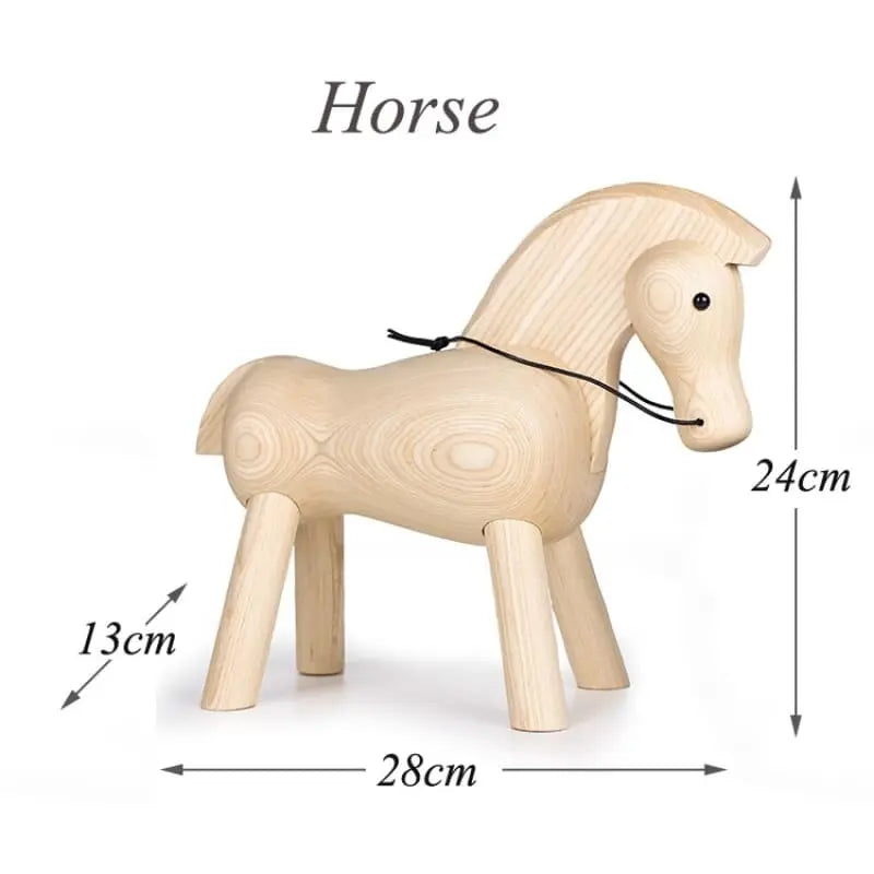 Wood horse sculpture - Dream Horse