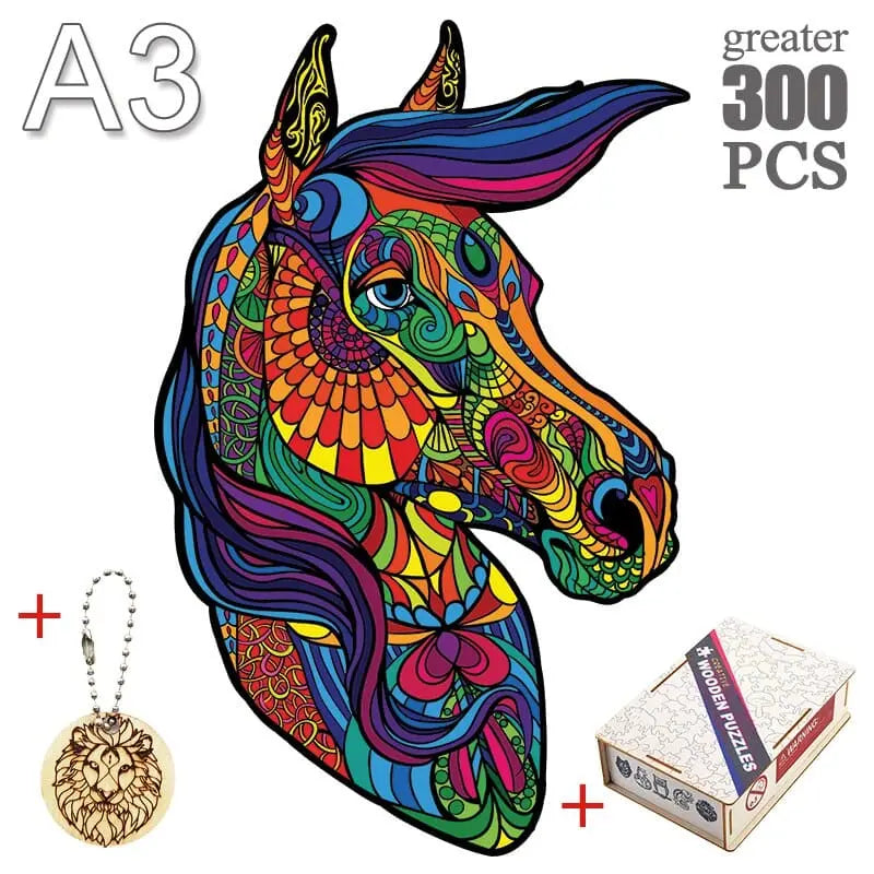 Wooden jigsaw puzzle horse - Dream Horse