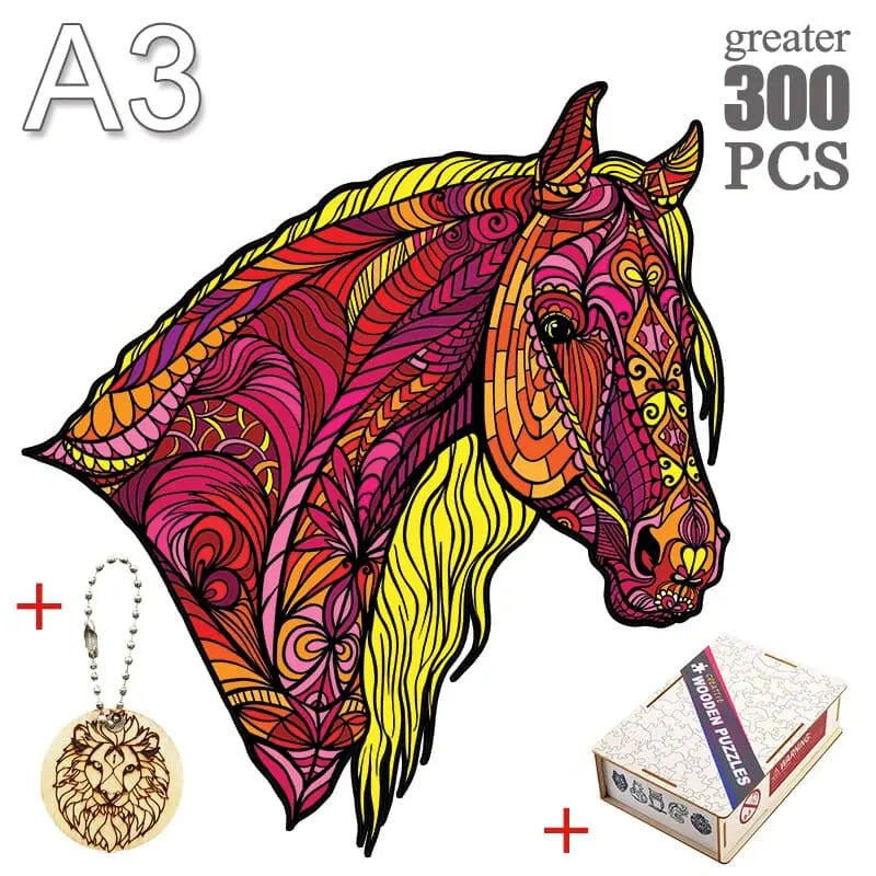Wooden puzzle horse - Dream Horse